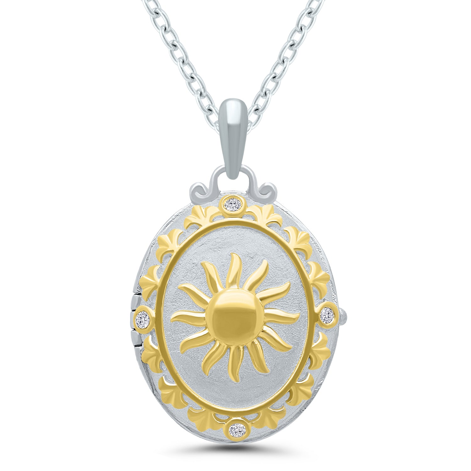 Golden Solstice Locket