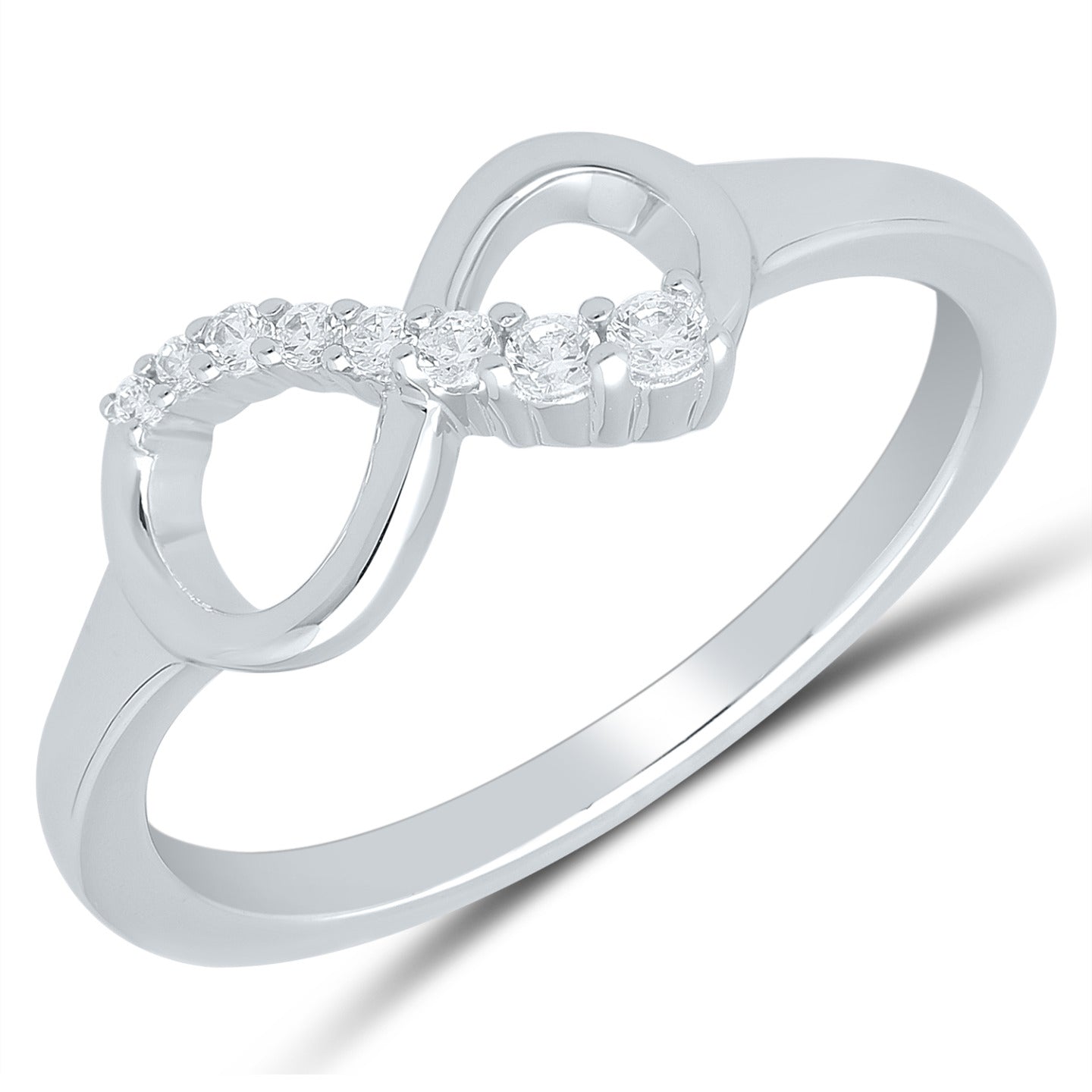 Diamond Infinity Ring