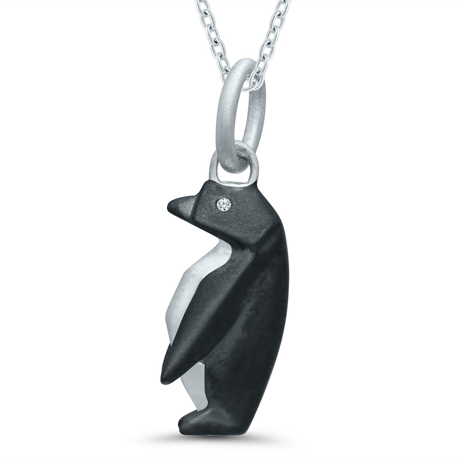 Origami Emperor Penguin Pendant