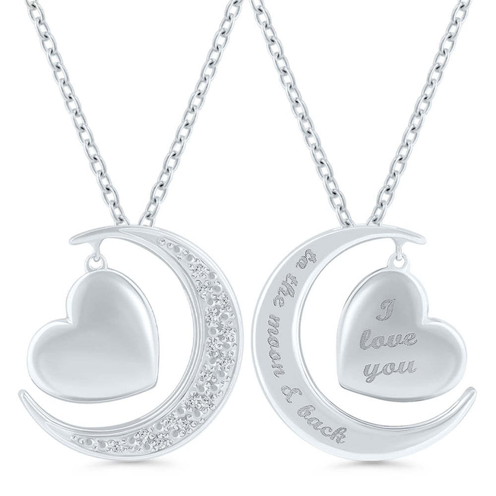 Lunar Love Note Pendant