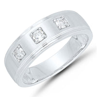 Precision Line Diamond Men’s Band