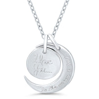 Lunar Love Note Pendant