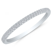 10K Prong Set Diamond Anniversary Band