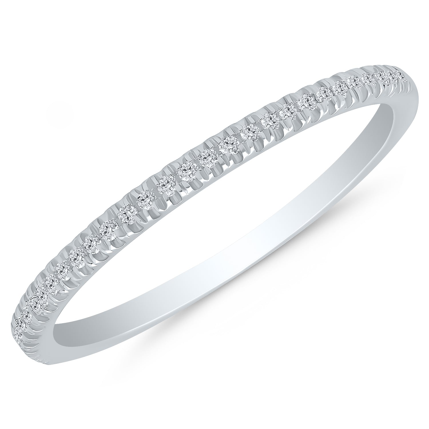 10K Prong Set Diamond Anniversary Band