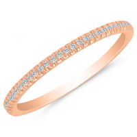 10K Prong Set Diamond Anniversary Band