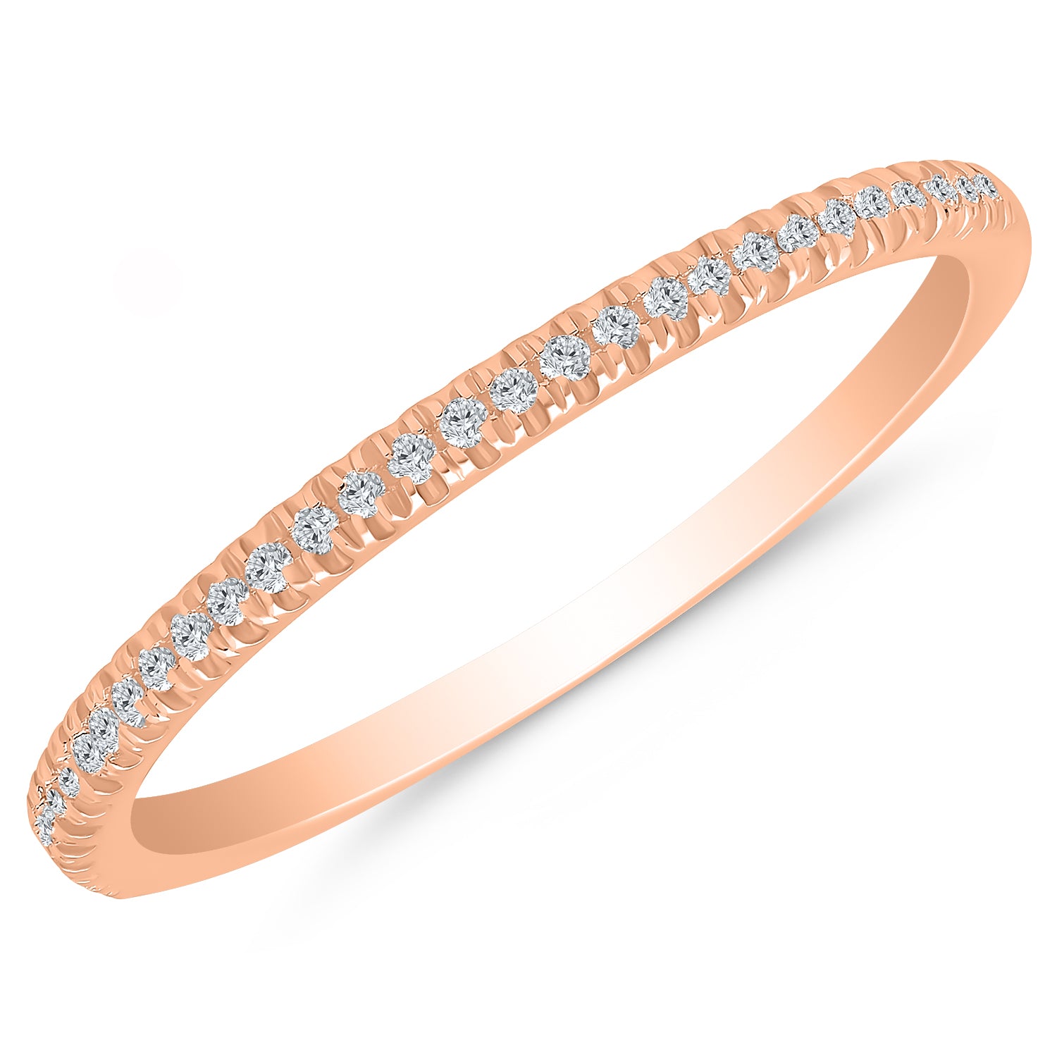 10K Prong Set Diamond Anniversary Band