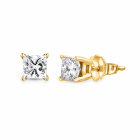 Squarelight Princess Diamond Studs