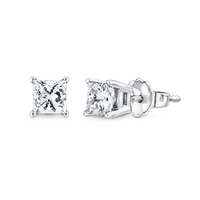 Squarelight Princess Diamond Studs