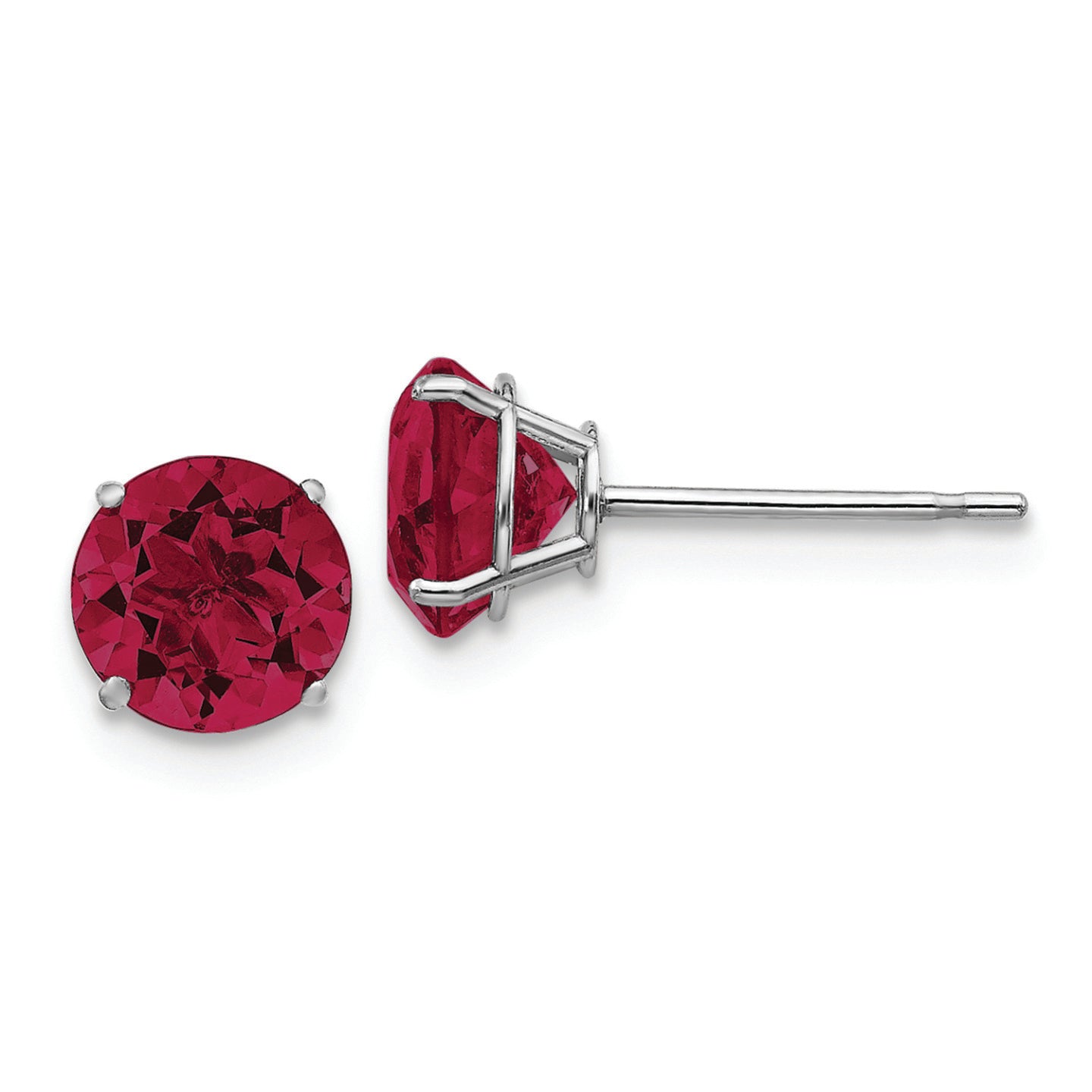 Roseflame Ruby 6mm Stud Earrings