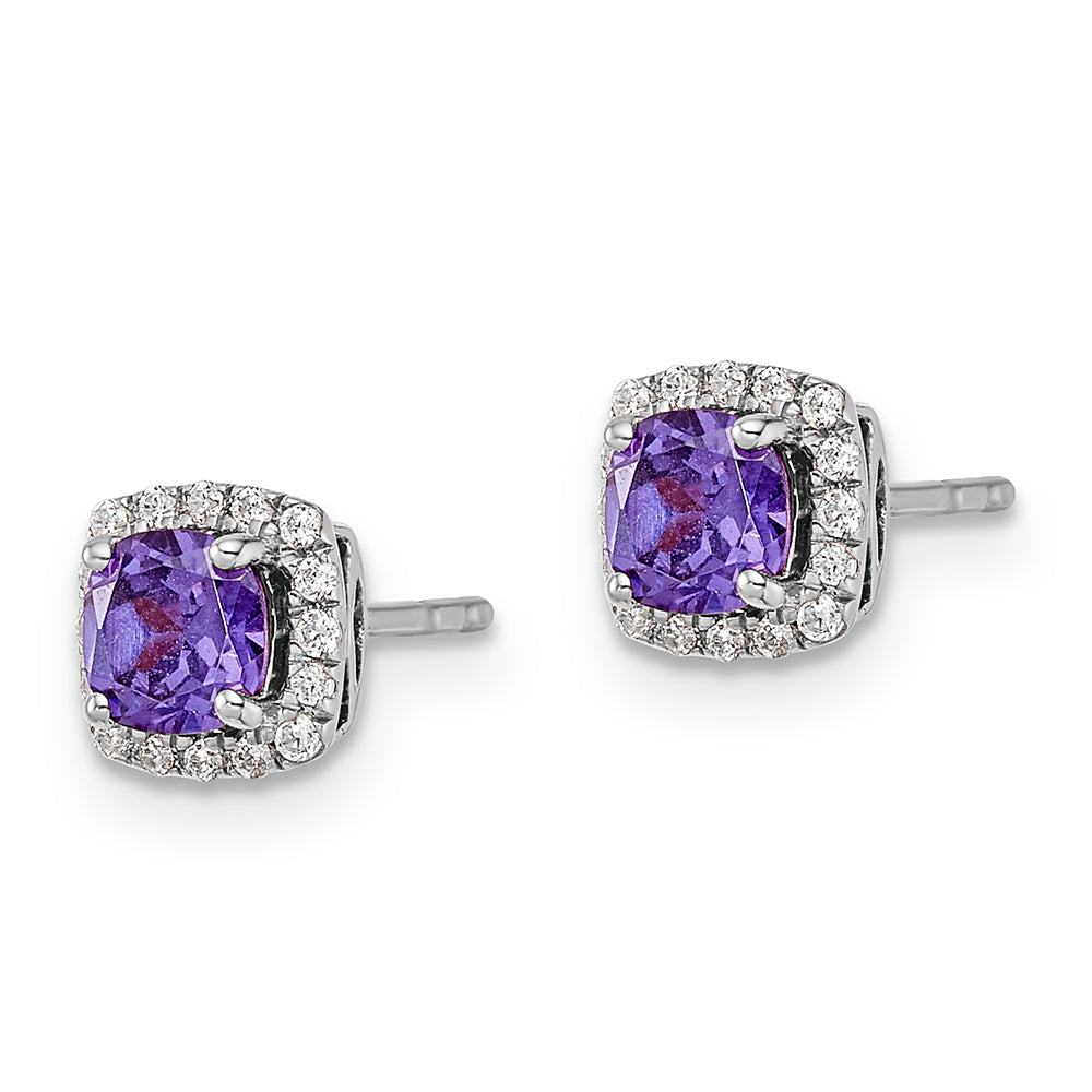 Lavender Mist Amethyst Earrings