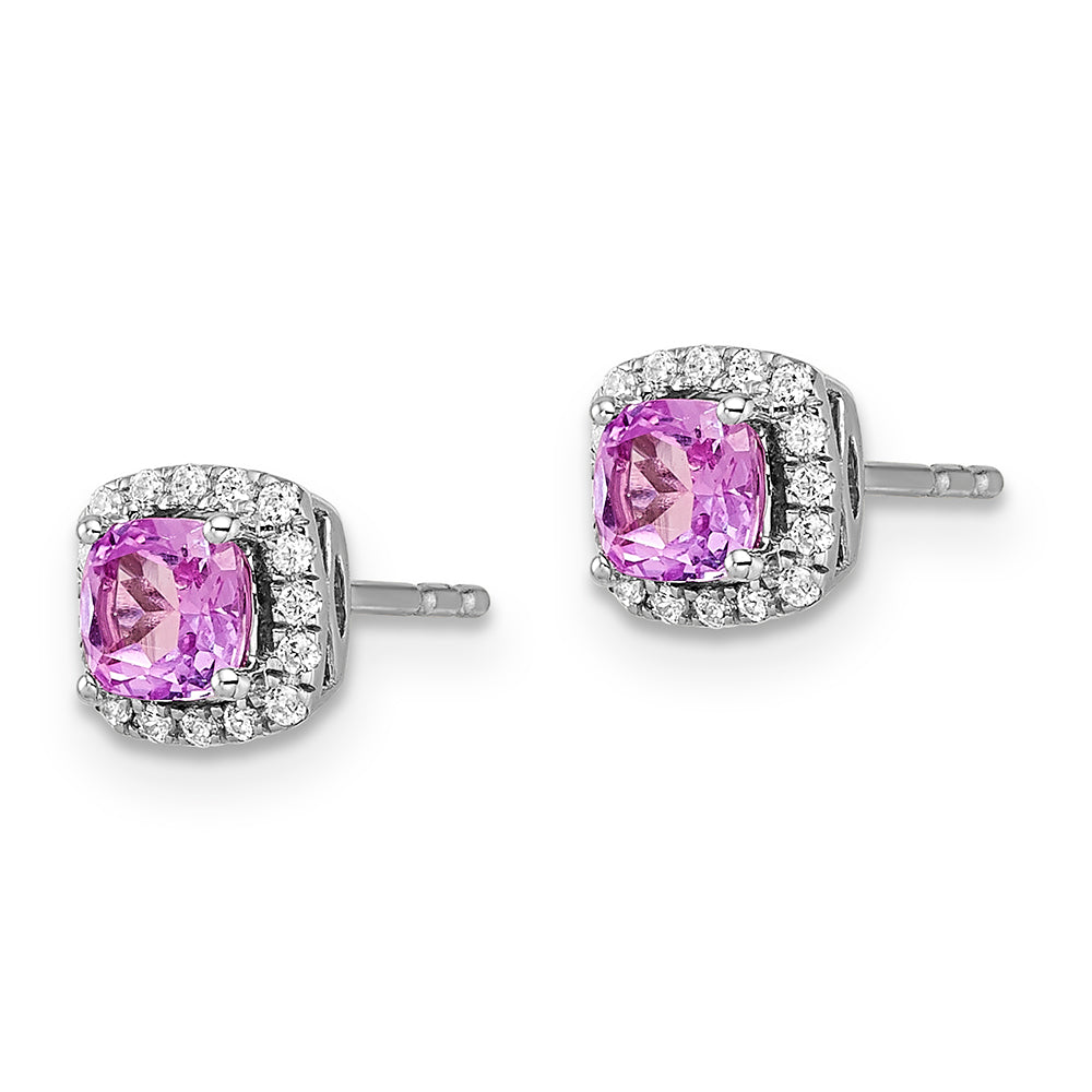 Rosewater Pink Sapphire Earrings