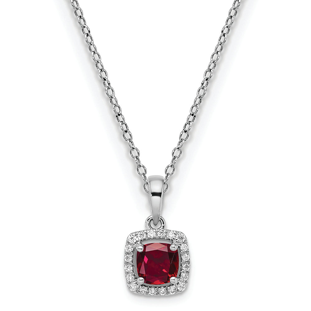Scarlet Heat Ruby Pendant