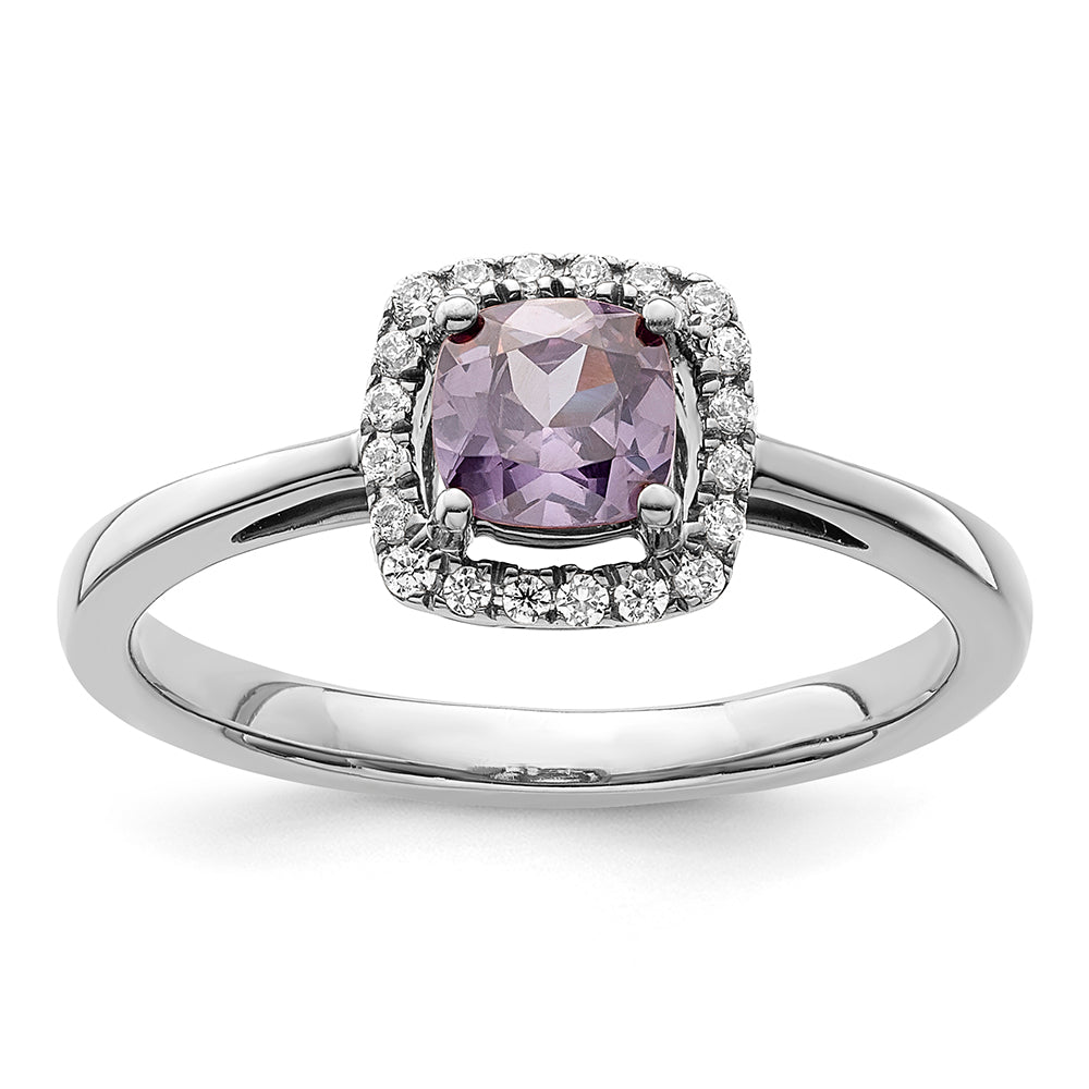 Lavendar Mist Amethyst Ring