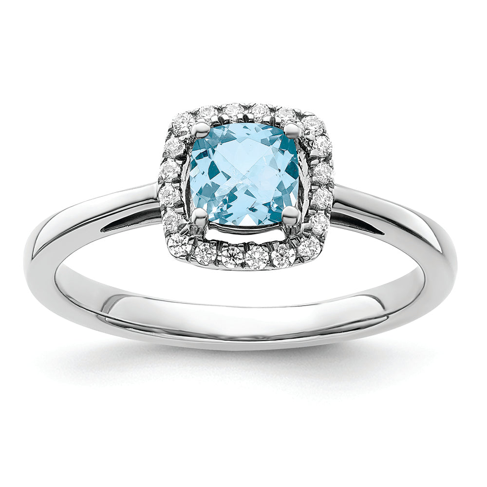 Lagoon Mist Aquamarine Ring