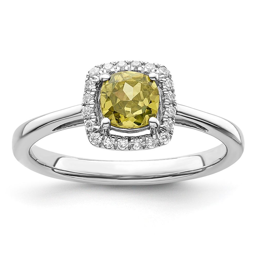 Velvet Aura Peridot Ring