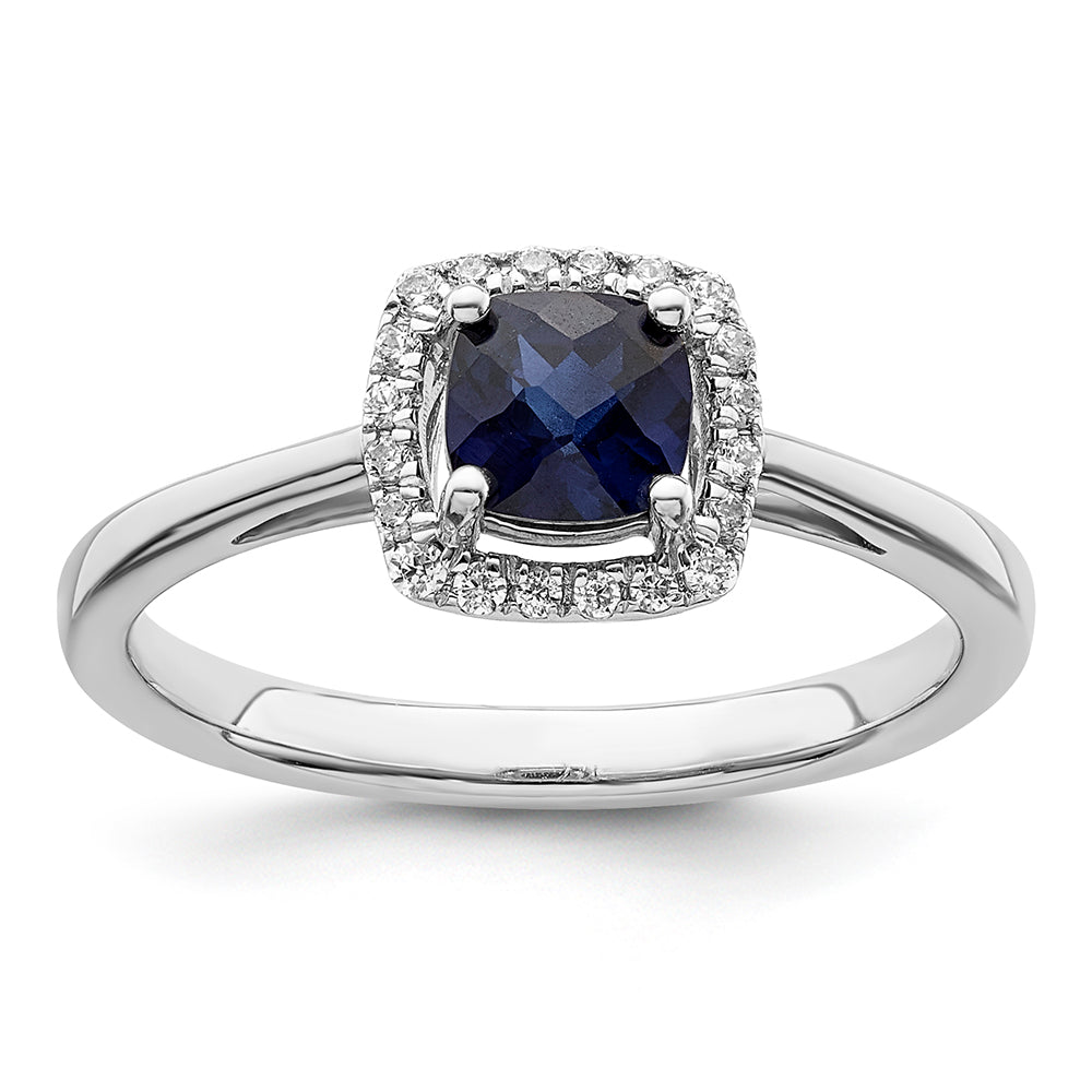 Celestial Flame Sapphire Ring