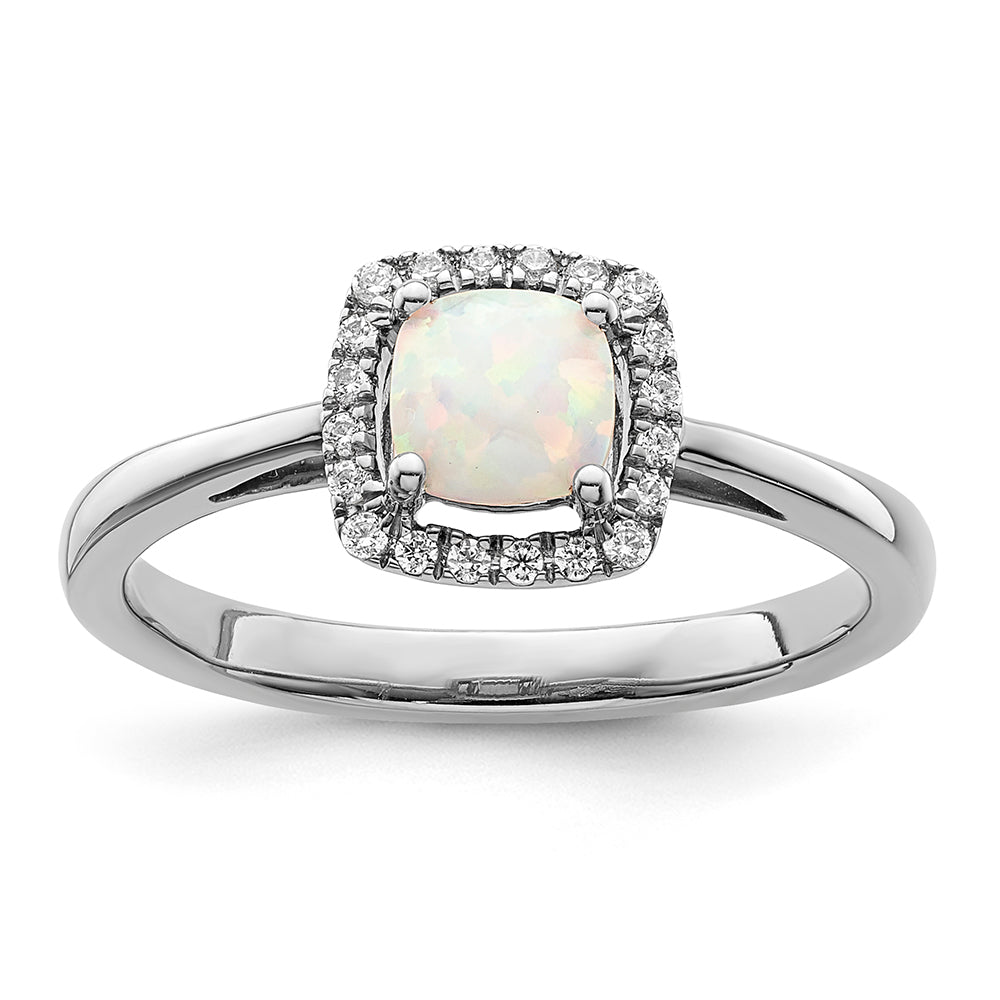 Prism Glow Opal Ring
