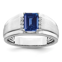 Titan Crest Sapphire Ring