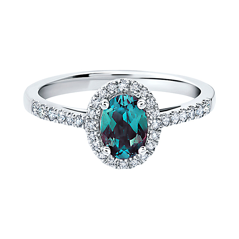 Color Shift Alexandrite Ring