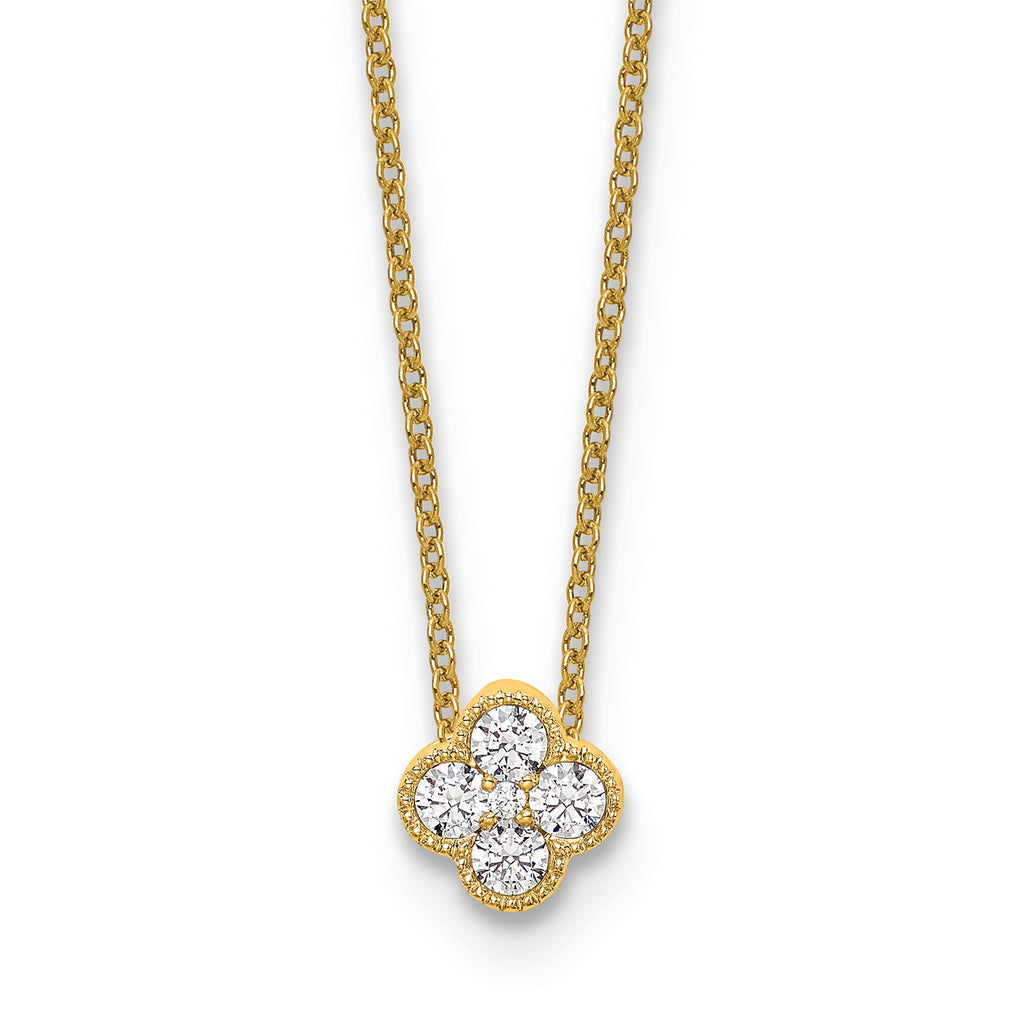 Harry Ritchie Guardian Golden Bloom Clover Pendant – Harry Ritchies