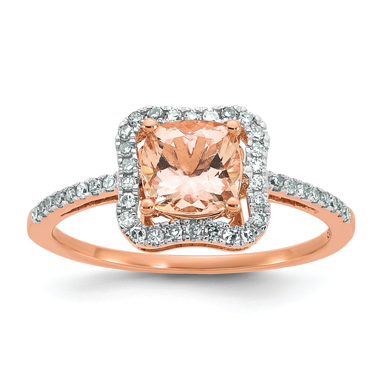 Blushfire Morganite Ring