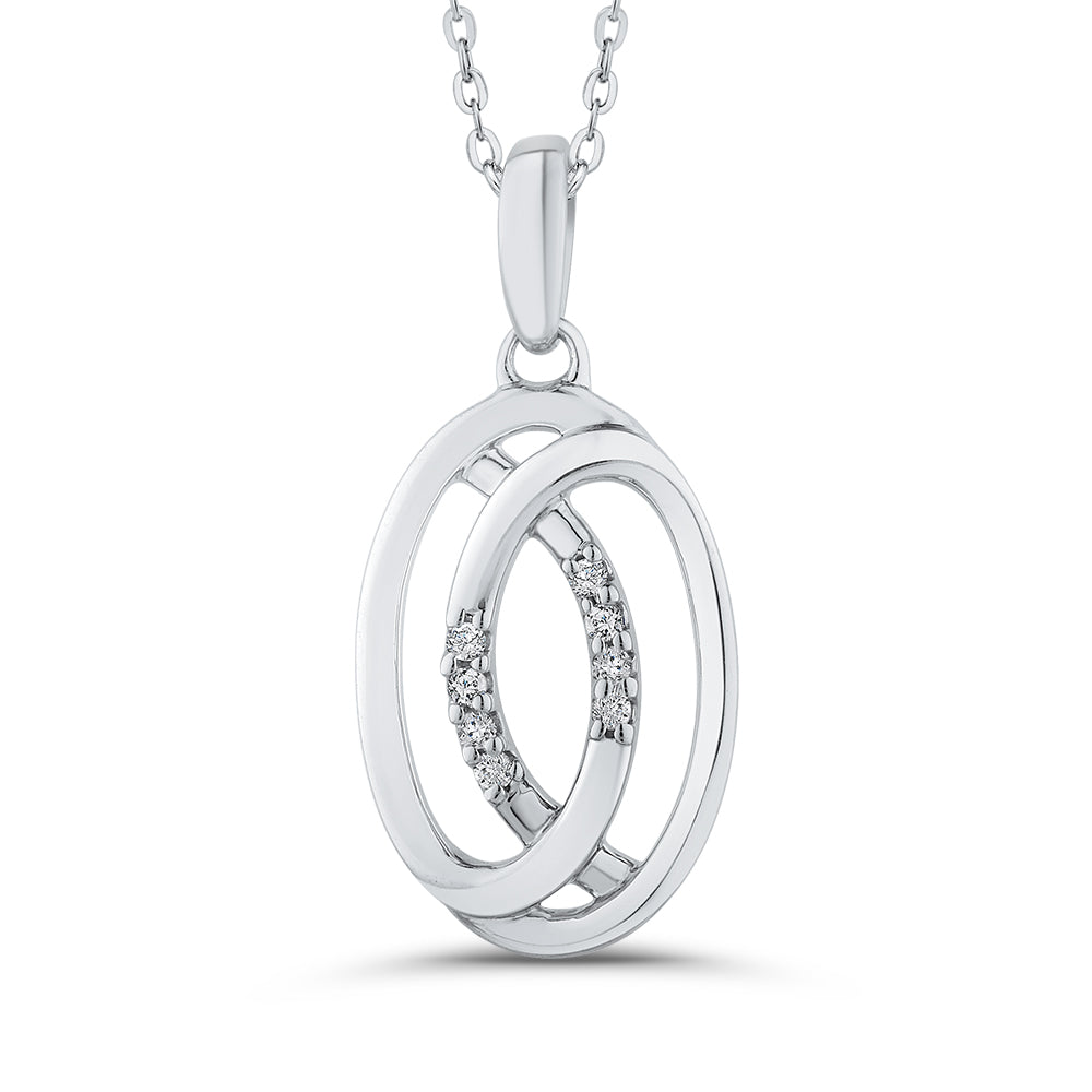 Interlinked Radiance Diamond Pendant
