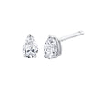 Premium Pear Shape Diamond Stud Earrings