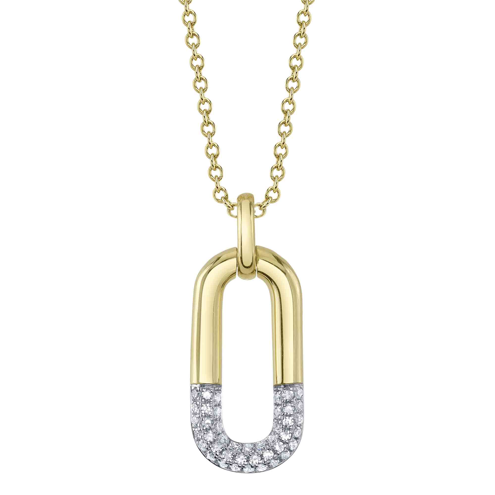 Shy Creation® Diamond Drop Link Pendant – Harry Ritchies