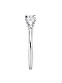 Solar Flare Round Diamond Solitaire Ring