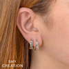 Shy Creation® Cascade Curve Diamond Earrings