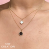 Shy Creation® Starlit Clover Pendant