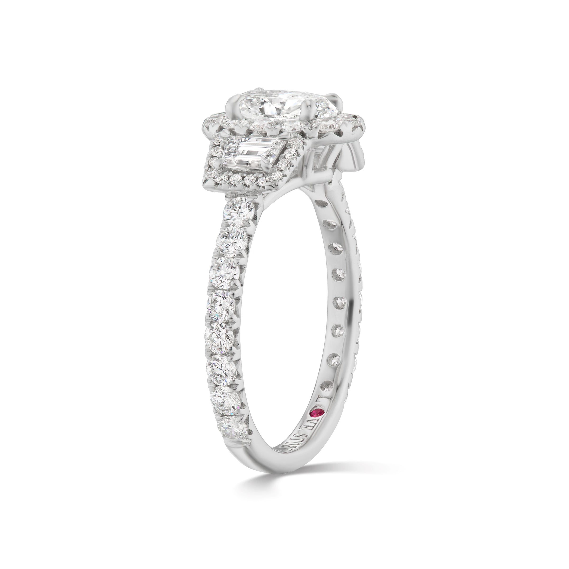 Love Story® Ever Luminous Oval Diamond Engagement Ring