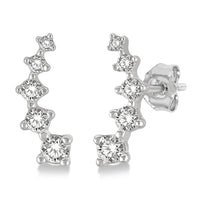 Stairline Diamond Ear Climbers