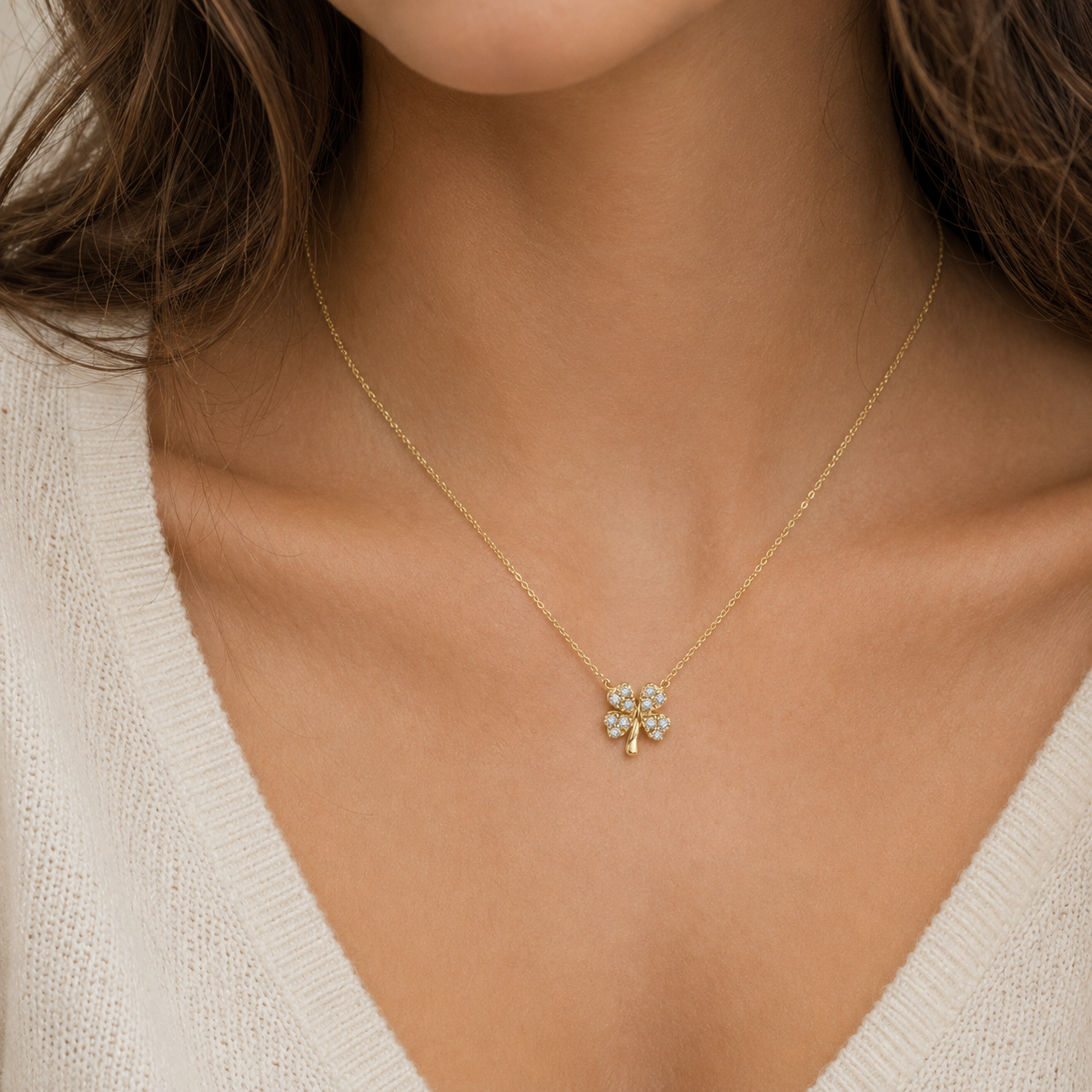 Diamond Cloverlight Pendant