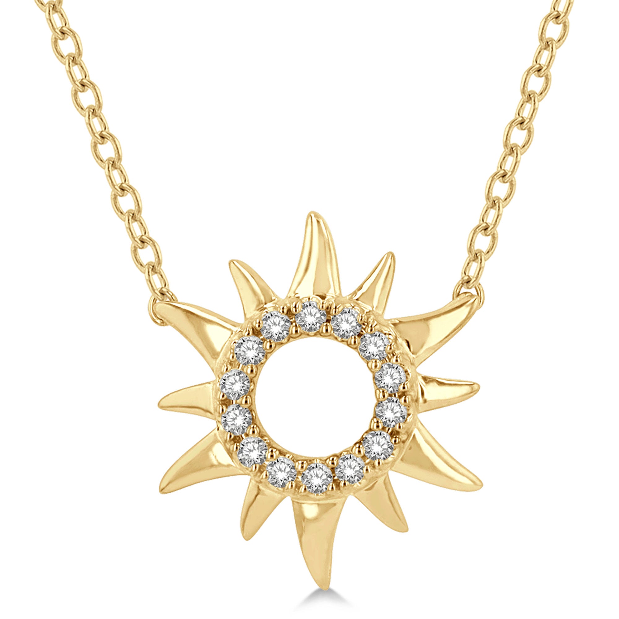 Diamond Sunlit Spark Pendant