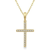 Faithline Diamond Cross Pendant