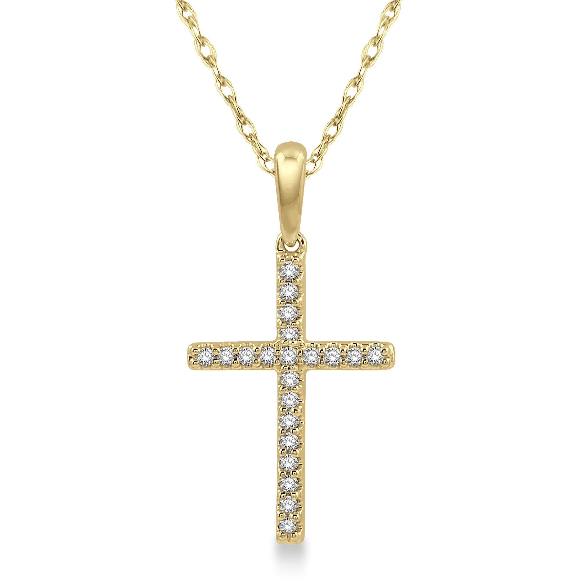 Faithline Diamond Cross Pendant