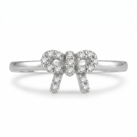 Tied in Light Diamond Ring