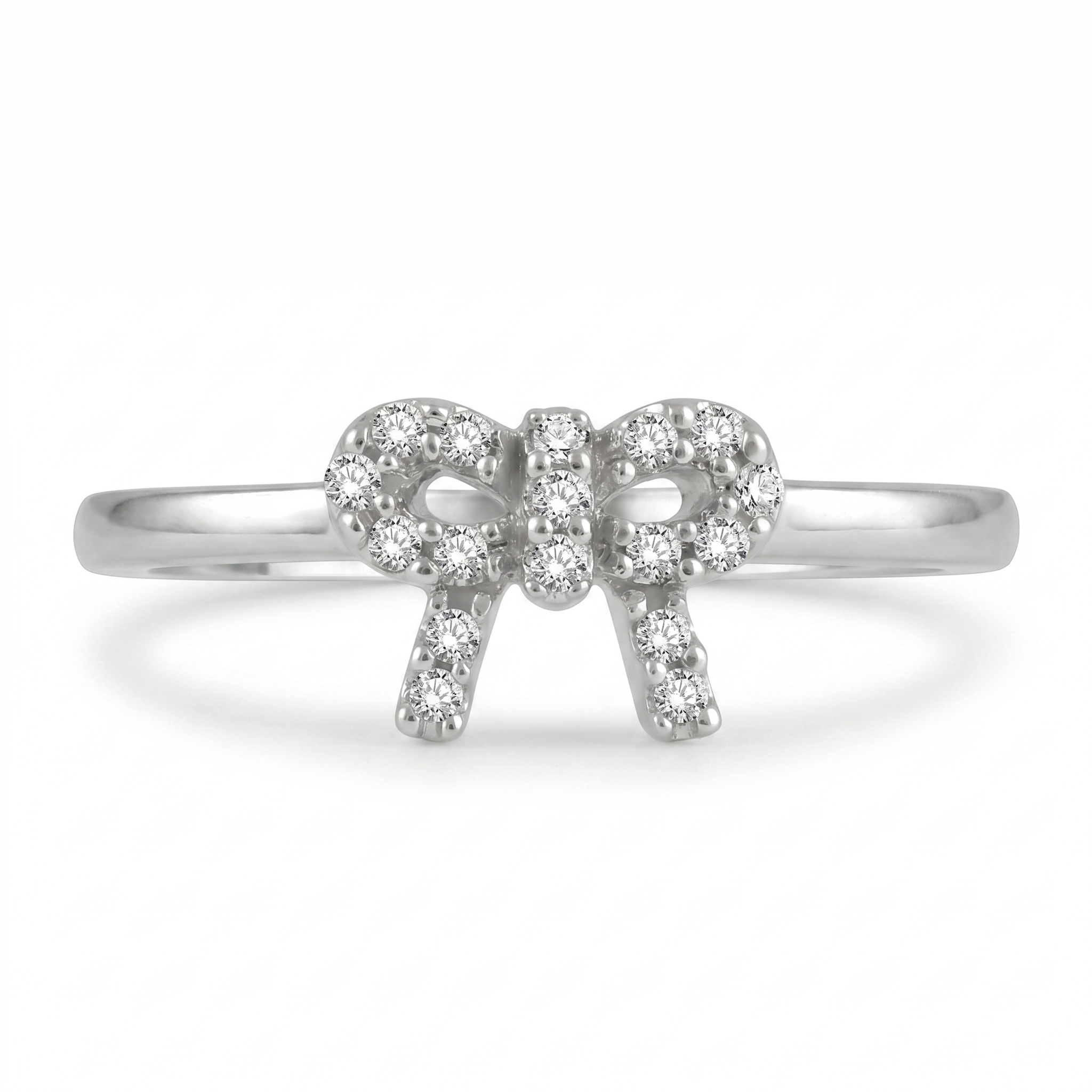 Tied in Light Diamond Ring
