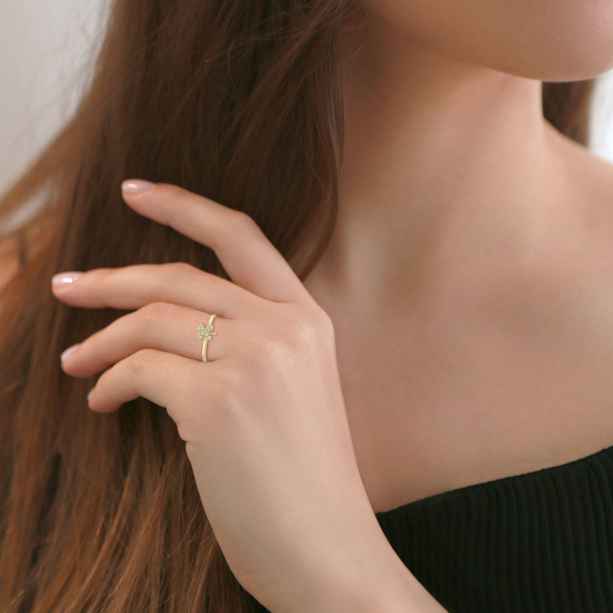 Diamond Cloverlight Ring