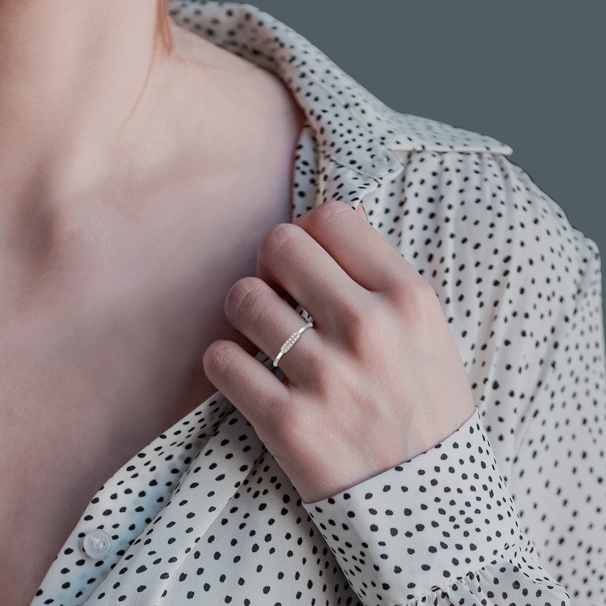 Diamond Capsule Ring