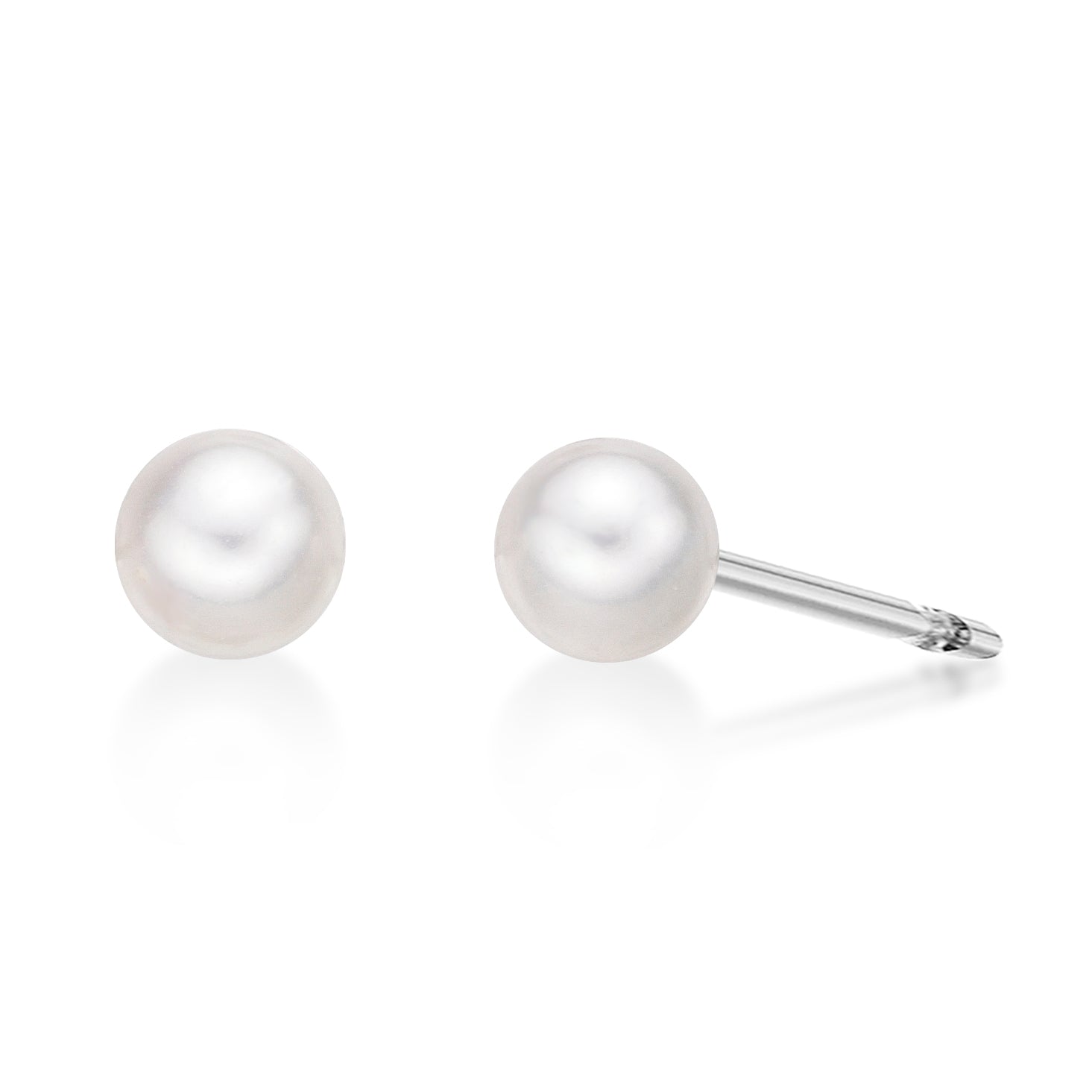Lunara Cultured Pearl 10K Stud Earrings