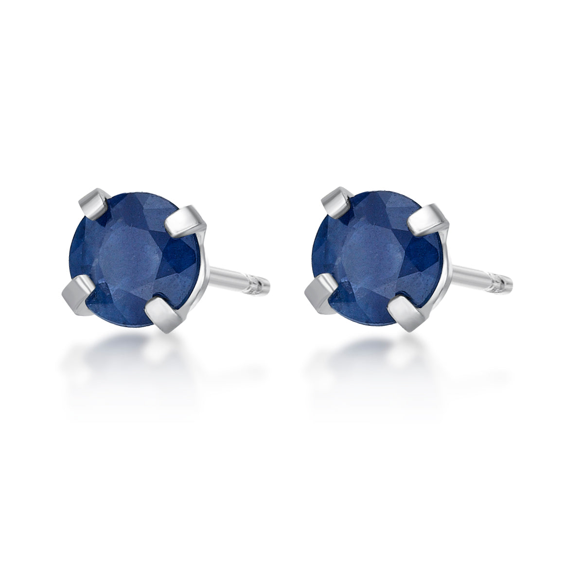 Midnight Sapphire 10K Stud Earrings