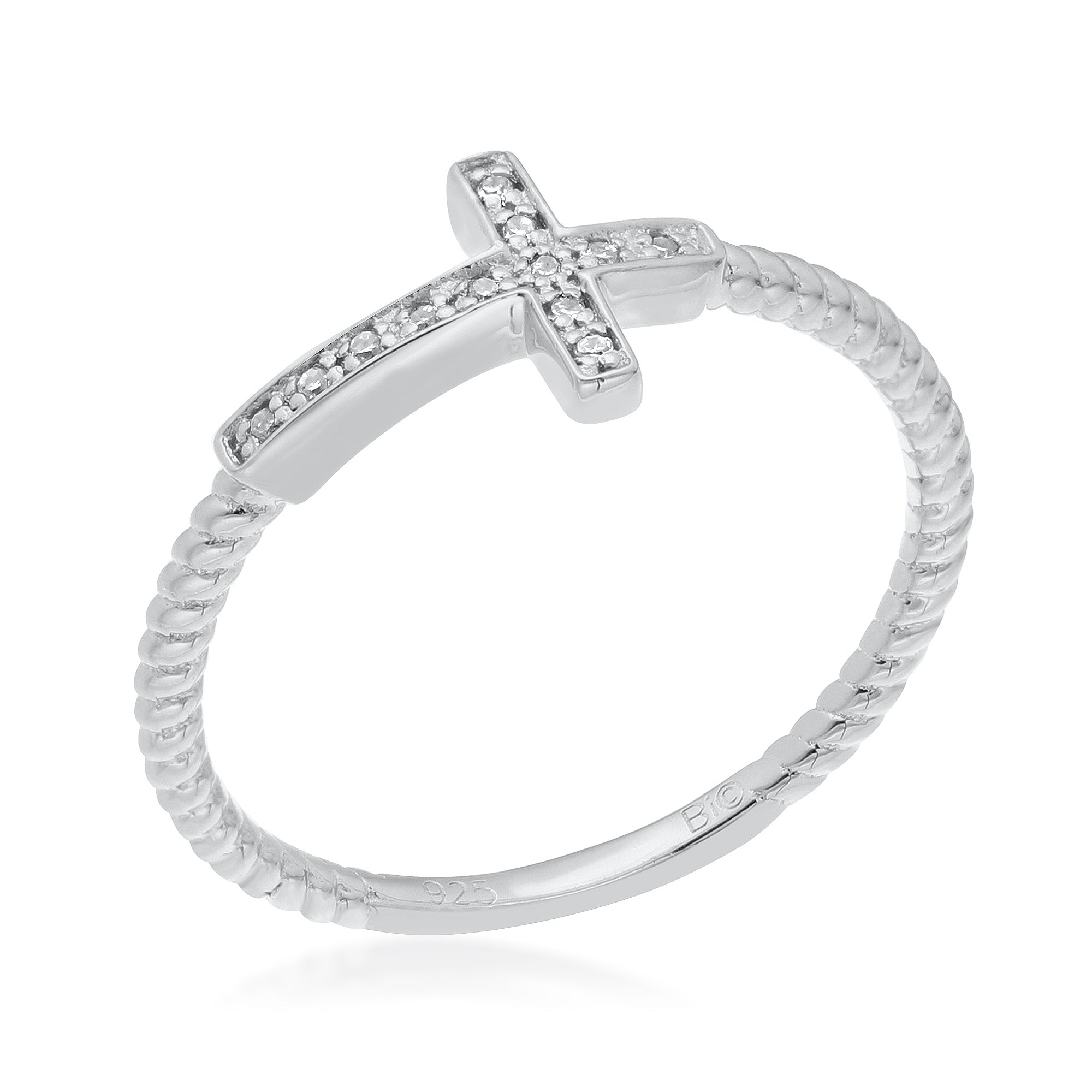 Diamond Cross Ring