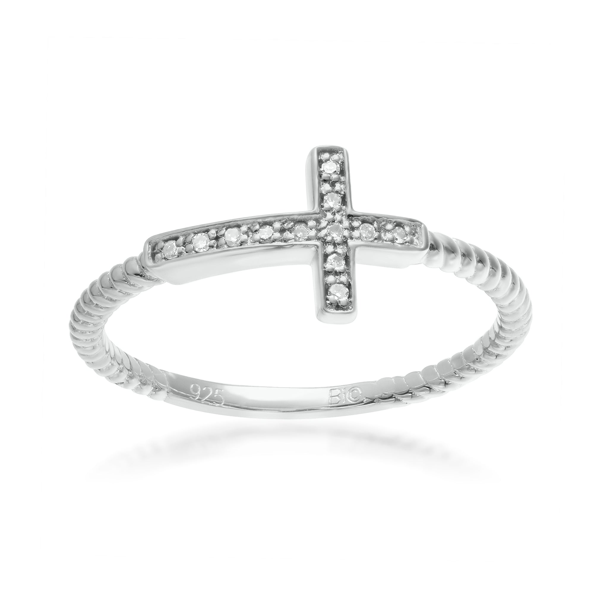 Divinity Diamond Cross Ring