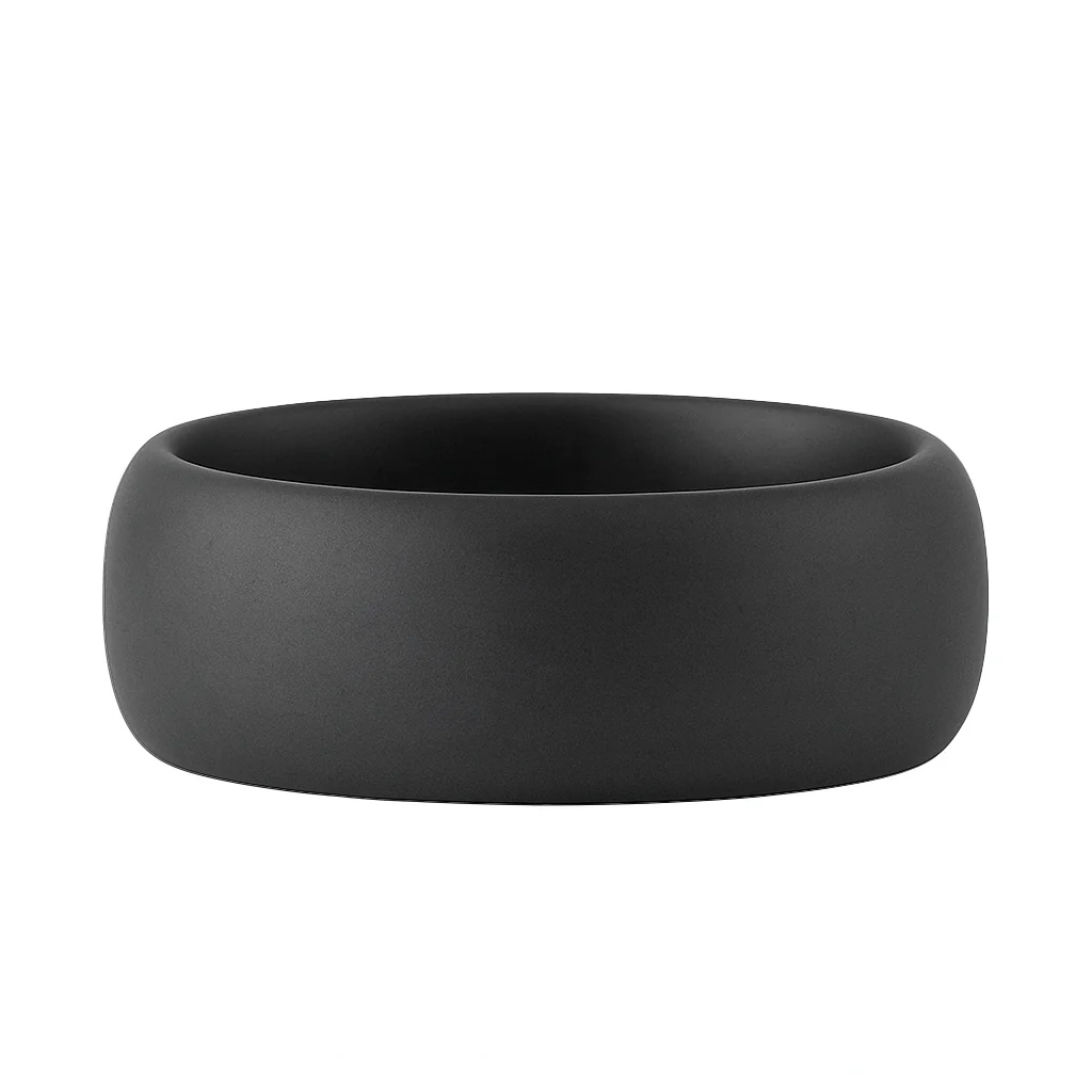 Heavy Stone® Matte Black Ceramic Men’s Band
