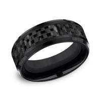 Benchmark® Titanium & Carbon Fiber Men's Band