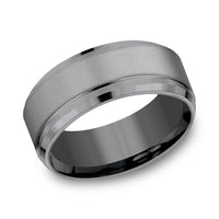 Benchmark® Satin Finish Tantalum Men's Band