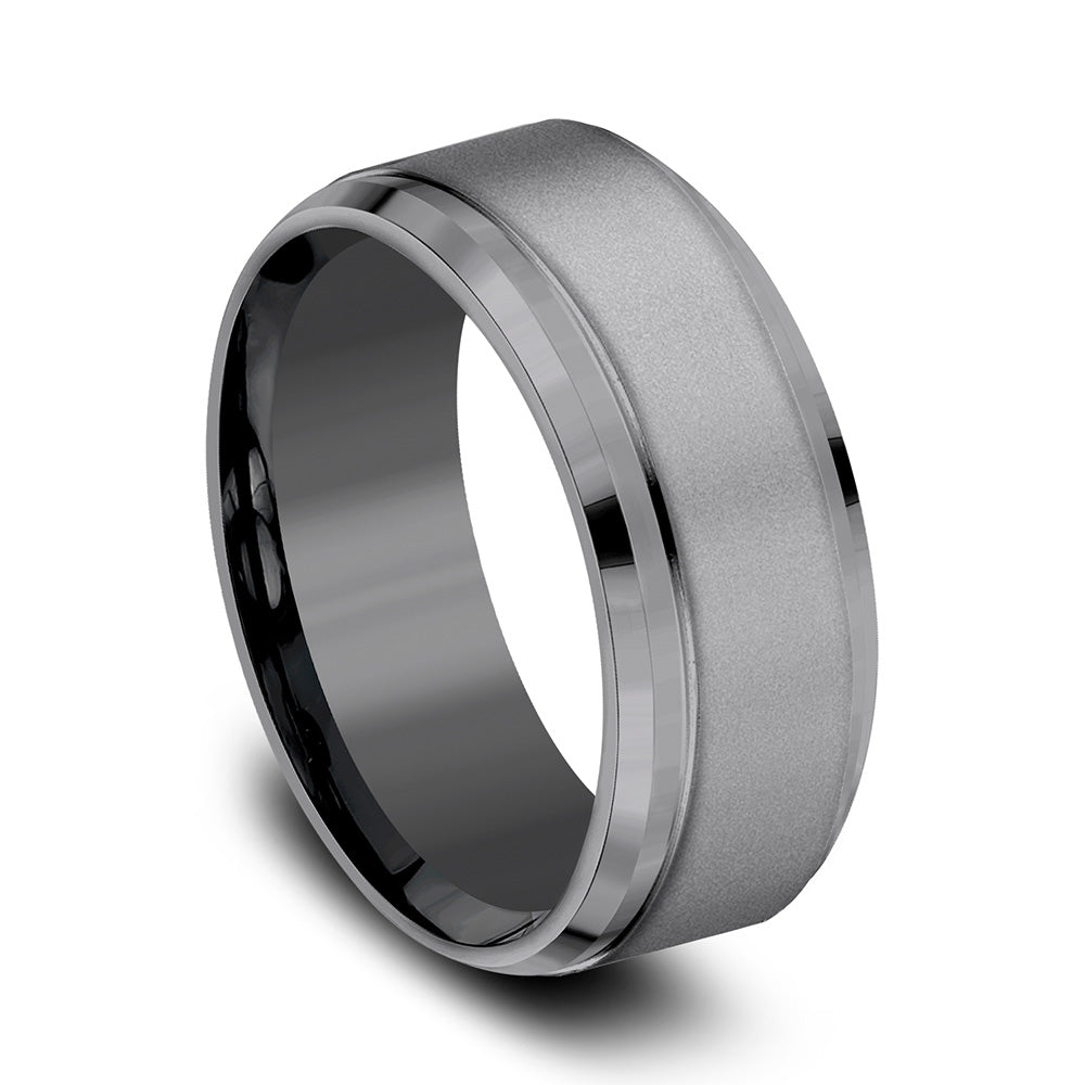Benchmark® Satin Finish Tantalum Men's Band