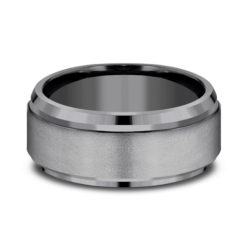 Benchmark® Satin Finish Tantalum Men's Band